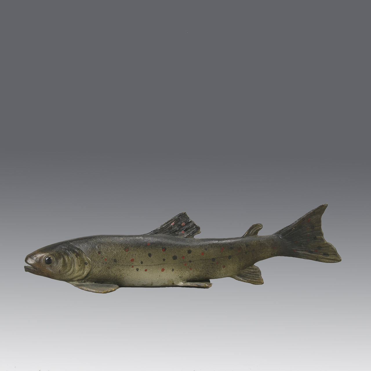 Trout - Franz Bergman Bronze - Hickmet Fine Arts