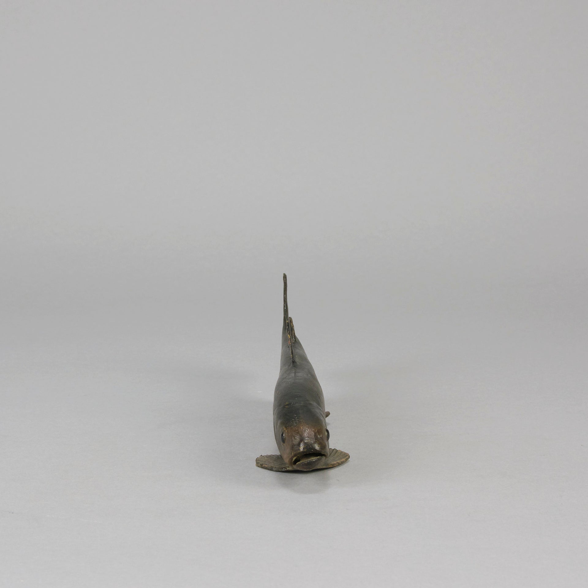 Trout - Franz Bergman Bronze - Hickmet Fine Arts