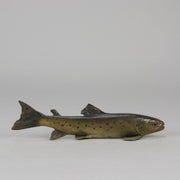 Trout - Franz Bergman Bronze - Hickmet Fine Arts