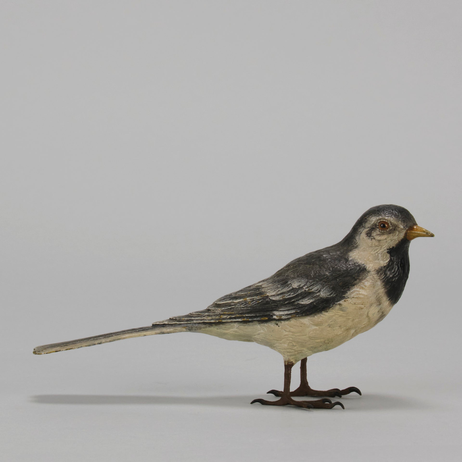 Bergman Wagtail - Austrian Cold Painted Bronze - Hickmet Fine Arts