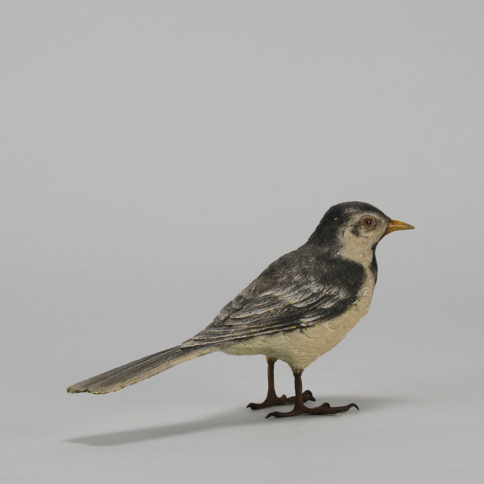 Bergman Wagtail - Austrian Cold Painted Bronze - Hickmet Fine Arts