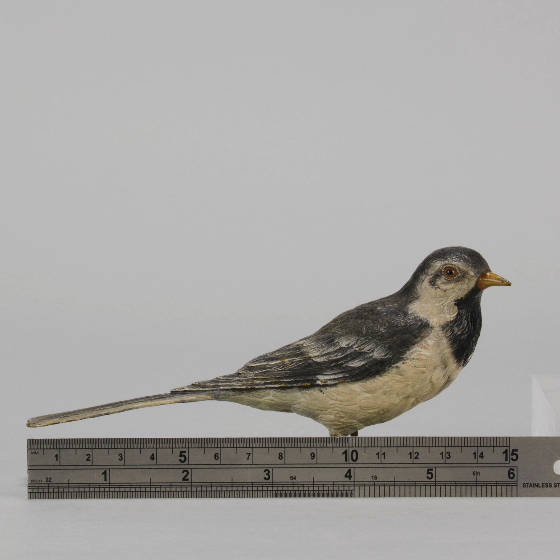 Bergman Wagtail - Austrian Cold Painted Bronze - Hickmet Fine Arts