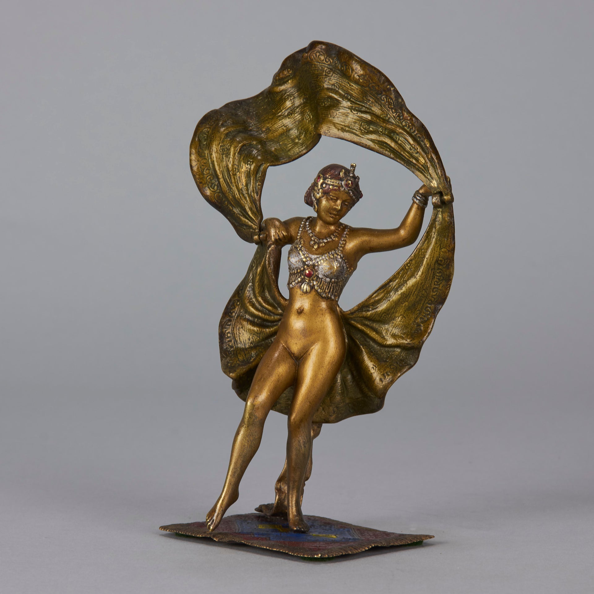Bergman erotic bronze - Antique Bronze - Hickmet Fine Arts