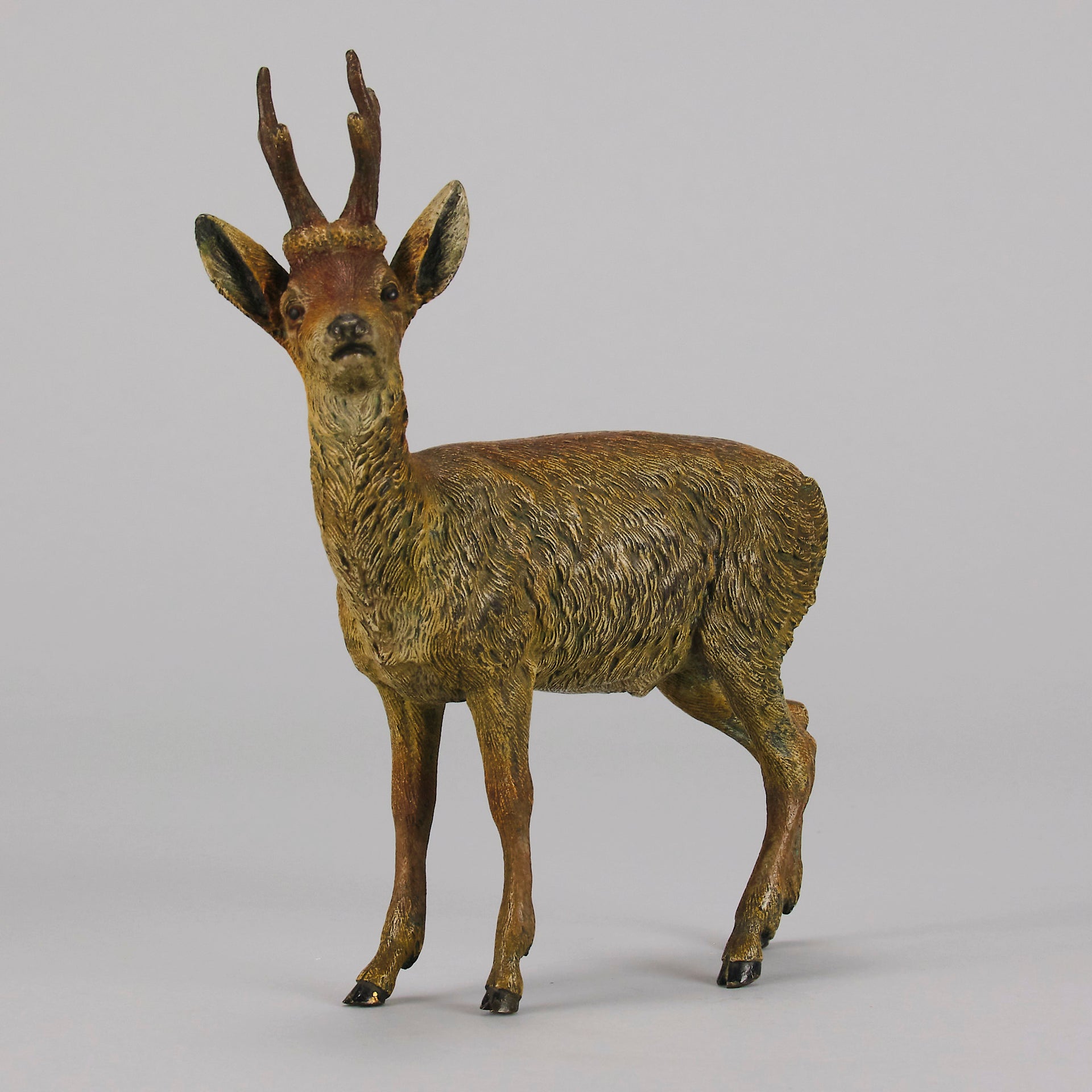 Bergman Deer - Franz Bergman Bronze - Antique Bronze - Hickmet Fine Arts