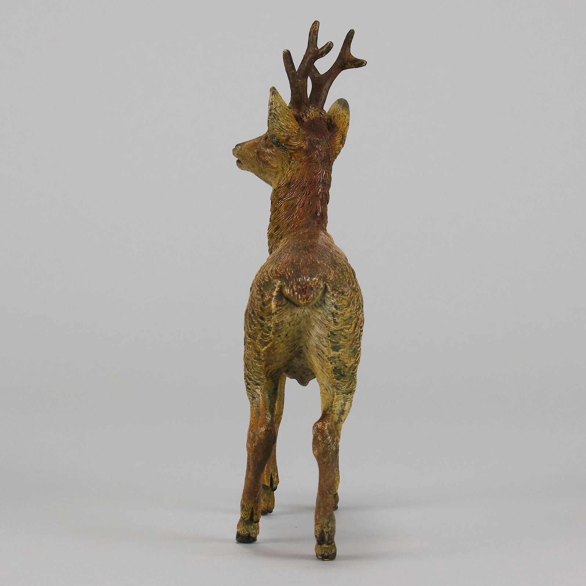 Bergman Deer - Franz Bergman Bronze - Antique Bronze - Hickmet Fine Arts