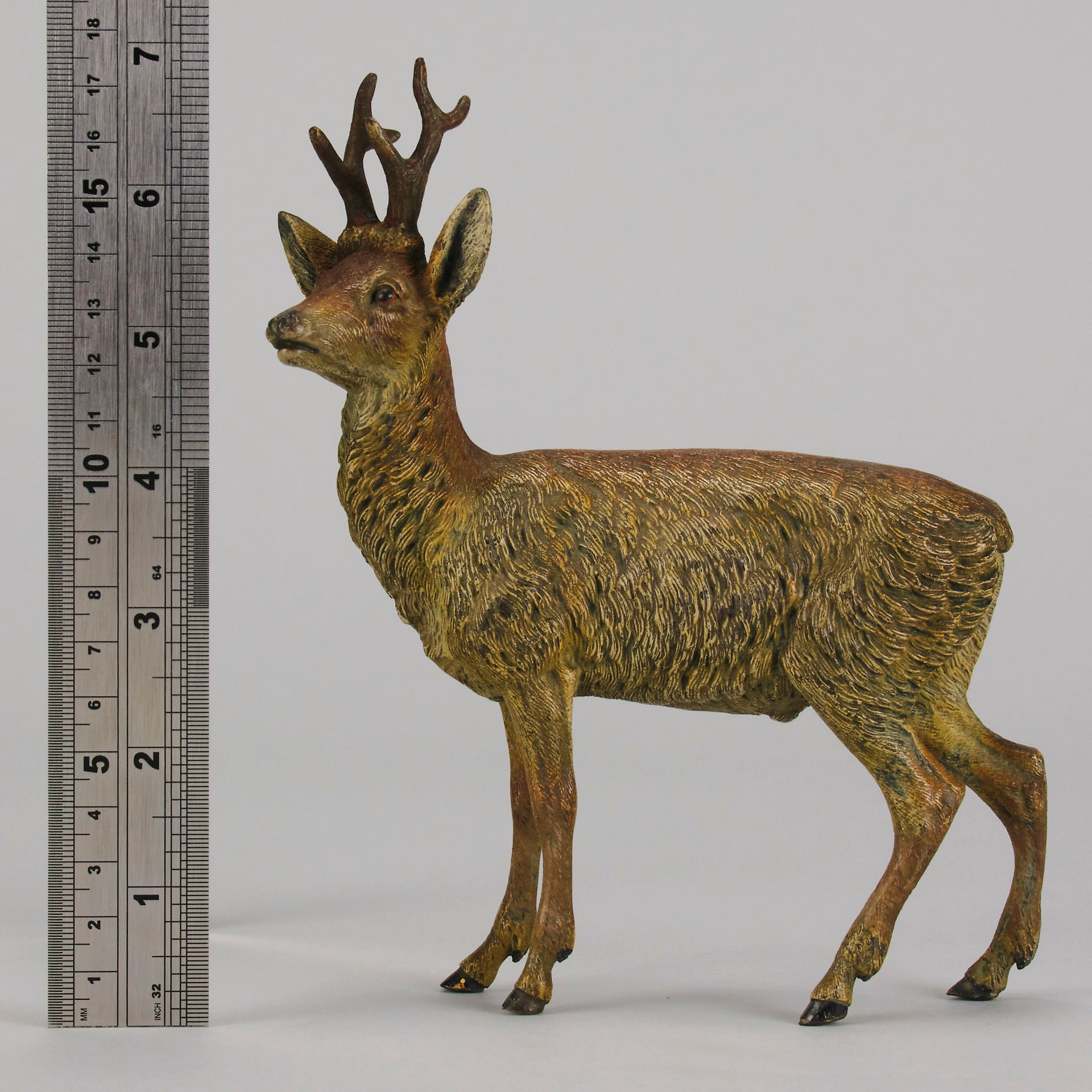 Bergman Deer - Franz Bergman Bronze - Antique Bronze - Hickmet Fine Arts