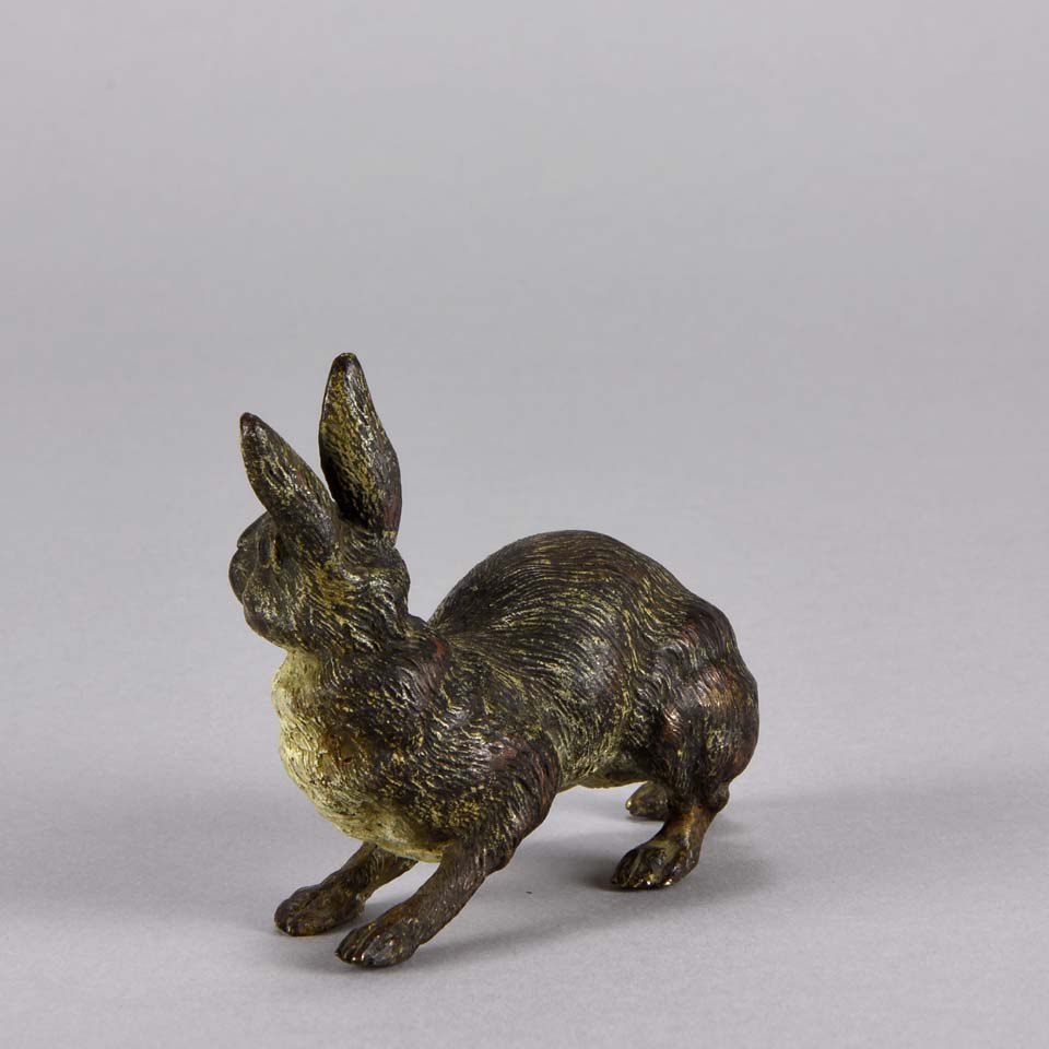 Bronze rabbit by Bergman