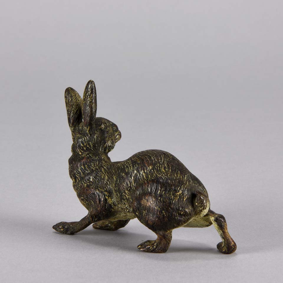 Bronze rabbit by Bergman