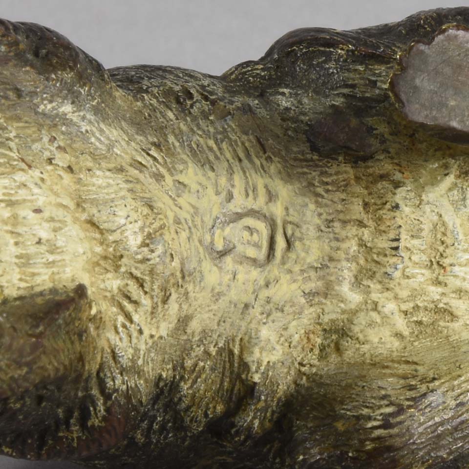 Bronze rabbit by Bergman