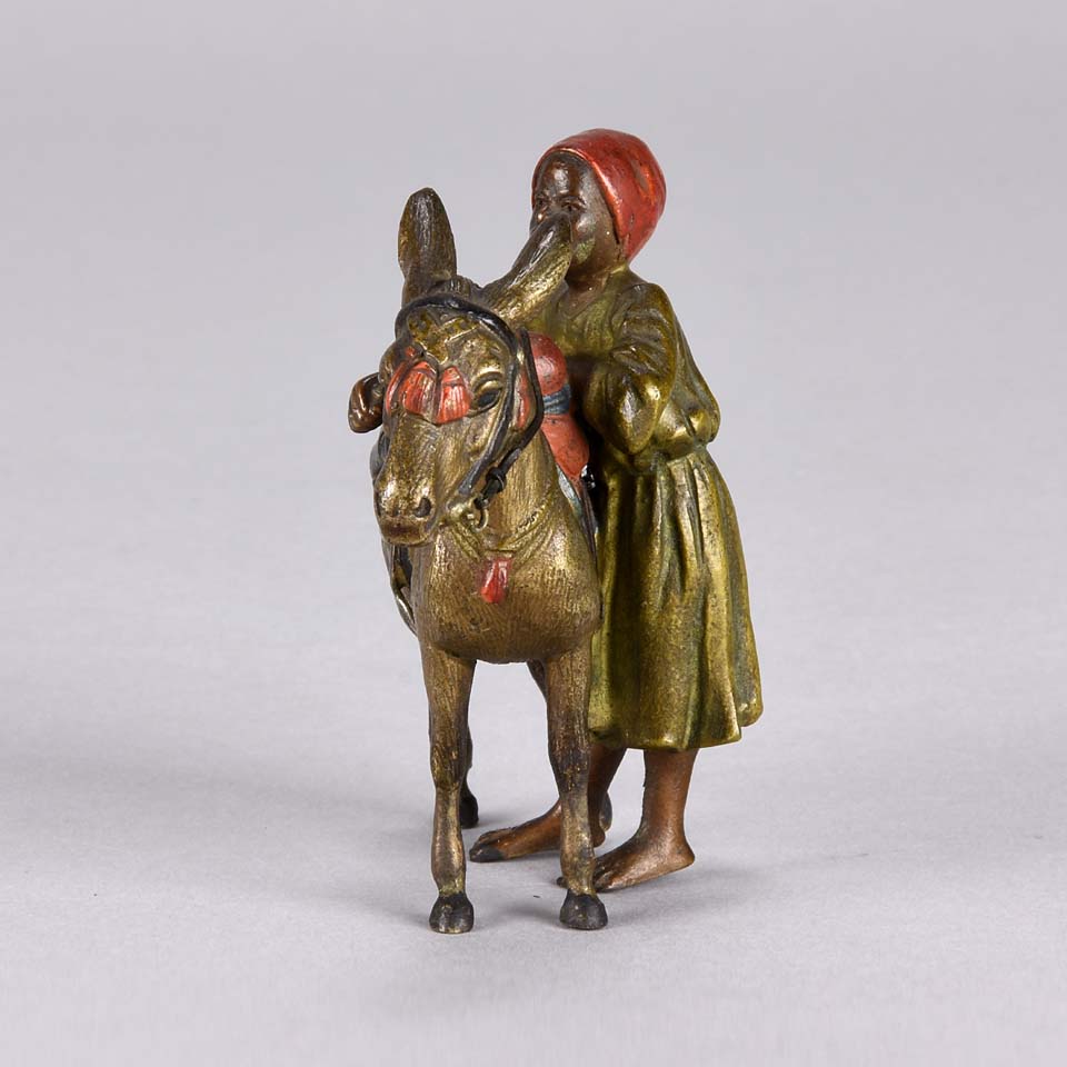 Franz Bergman Donkey - Austrian Bronze - Hickmet Fine Arts