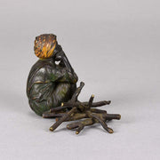 Bergman Oriental Bronze - Seated Boy With Firewood - Hickmet Fine Arts