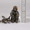 Bergman Oriental Bronze - Seated Boy With Firewood - Hickmet Fine Arts