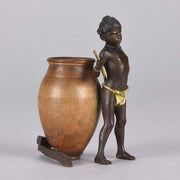 Franz Bergman Arab Child and Ewer - Hickmet Fine Arts 