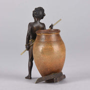 Franz Bergman Arab Child and Ewer - Hickmet Fine Arts 