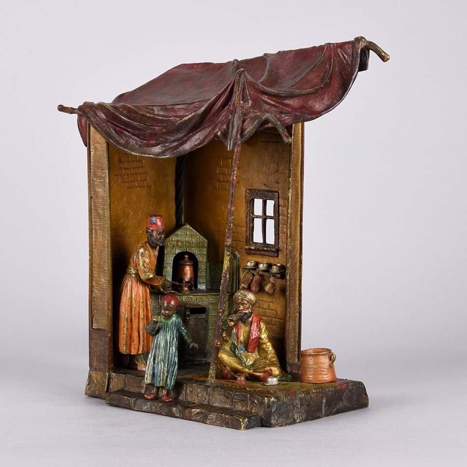 Bergman Lamp - Coffee Tent Lamp Franz Bergman - Hickmet Fine Arts