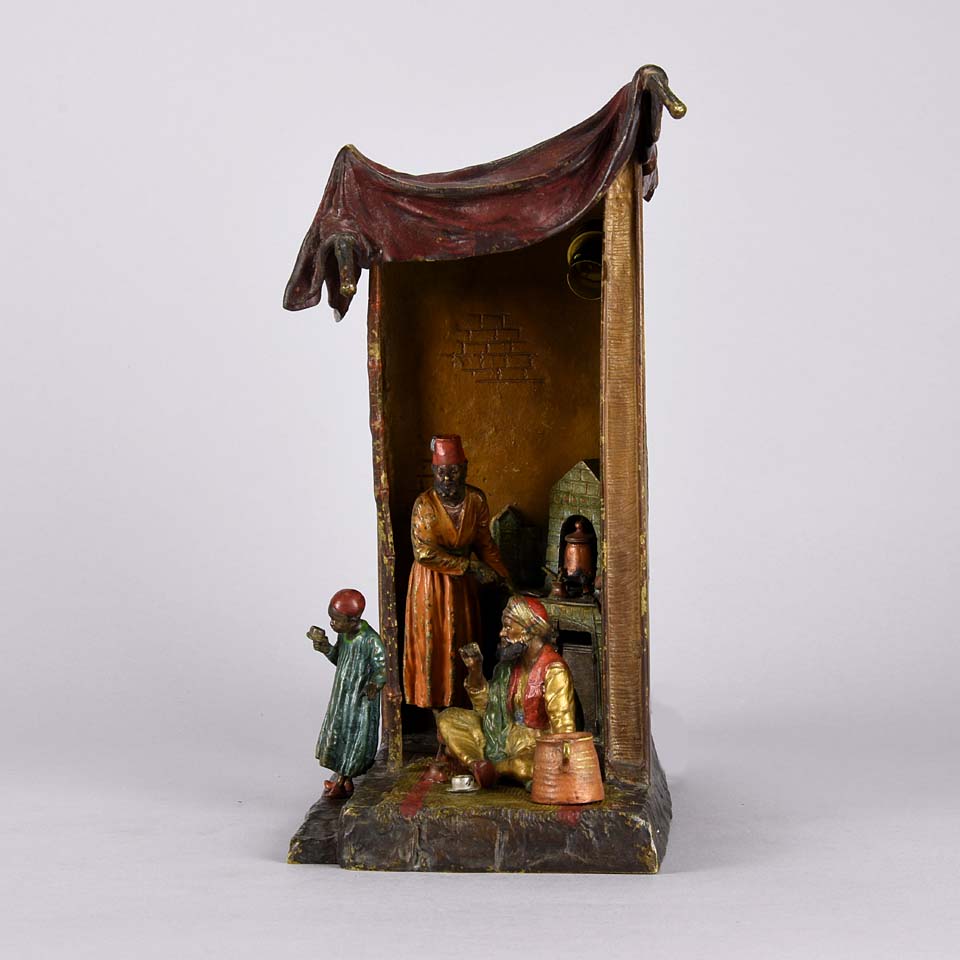 Bergman Lamp - Coffee Tent Lamp Franz Bergman - Hickmet Fine Arts