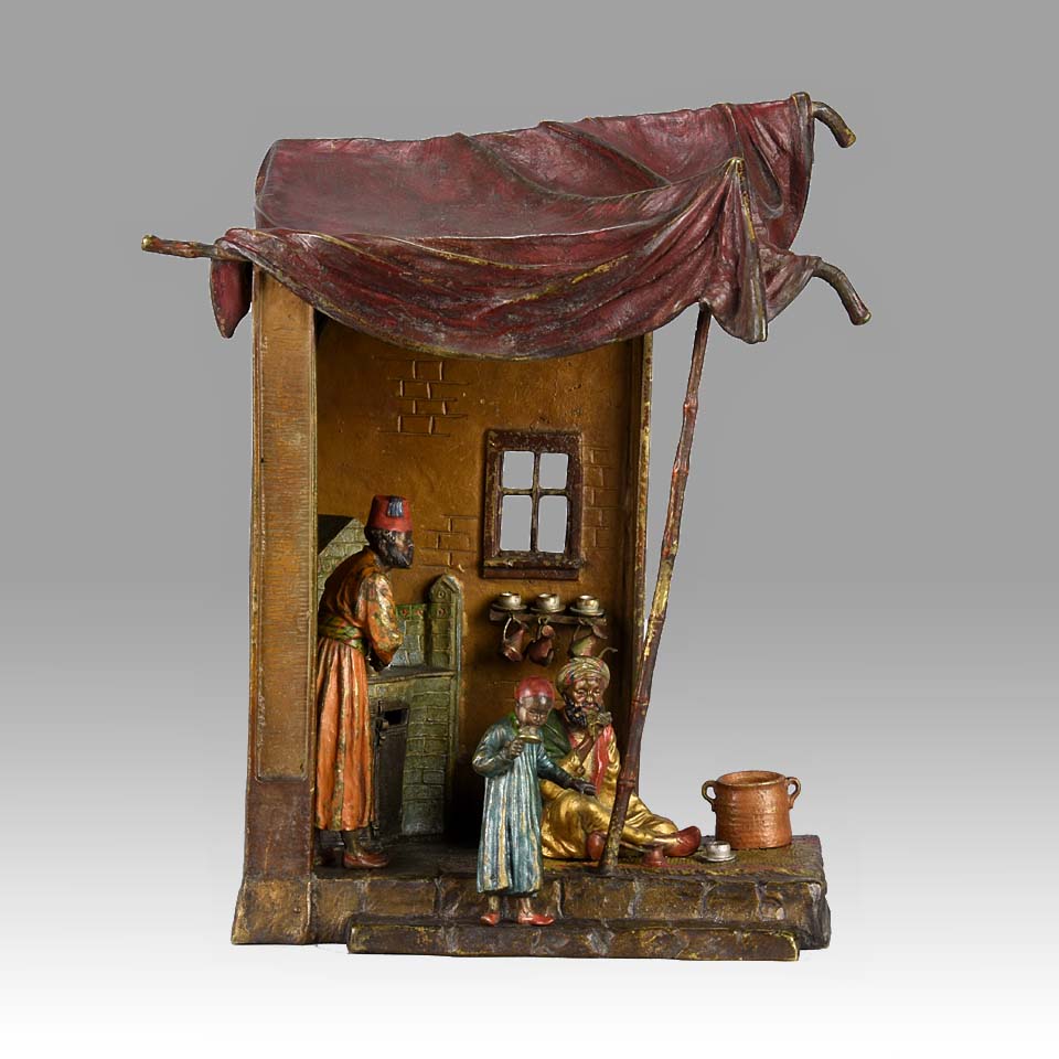 Bergman Lamp - Coffee Tent Lamp Franz Bergman - Hickmet Fine Arts