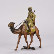 Franz Bergman Arab on Camel Austrian Bronze 