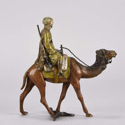 Franz Bergman Arab on Camel Austrian Bronze 
