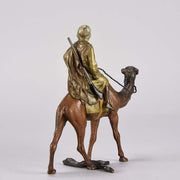 Franz Bergman Arab on Camel Austrian Bronze 