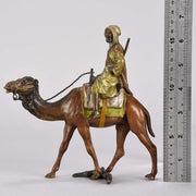 Franz Bergman Arab on Camel Austrian Bronze 
