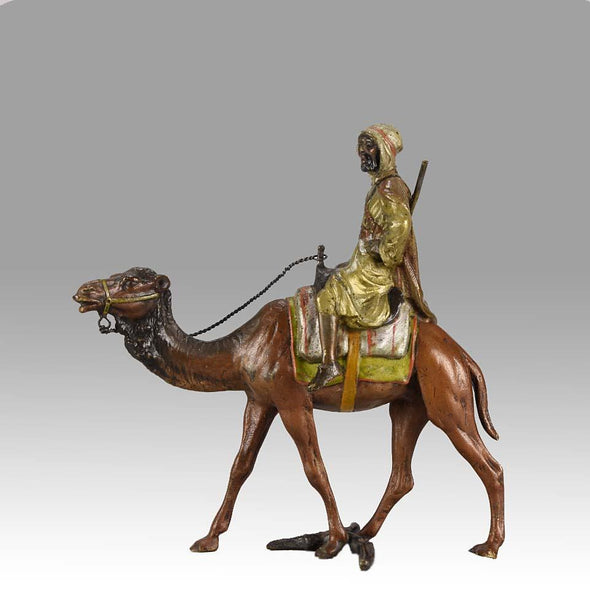"Camel with Arab Warrior" by Bergman