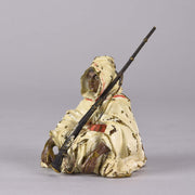 Franz Xavier Bergman Bronze - Arab warrior with rifle - Franz Bergman