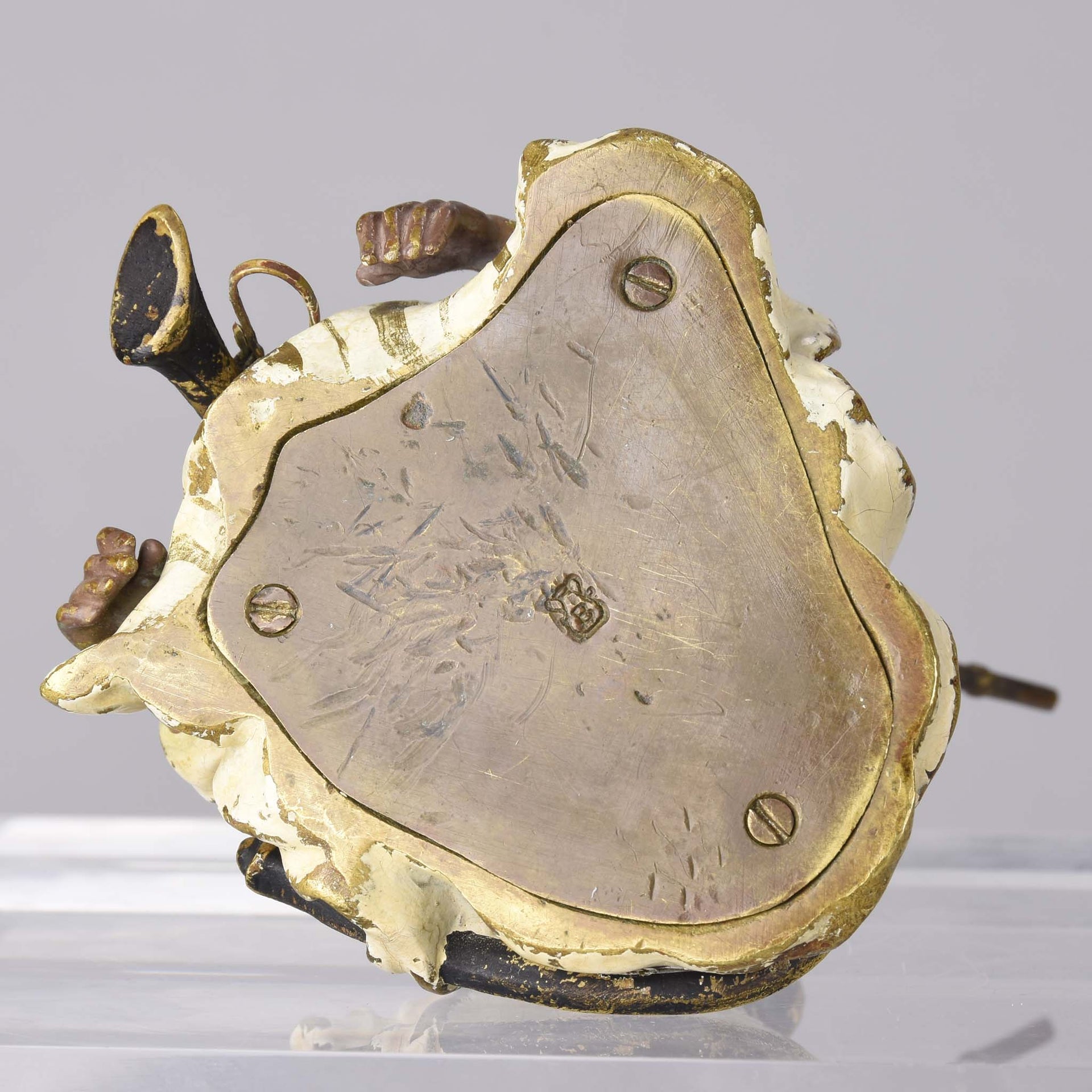 Franz Xavier Bergman Bronze - Arab warrior with rifle - Franz Bergman