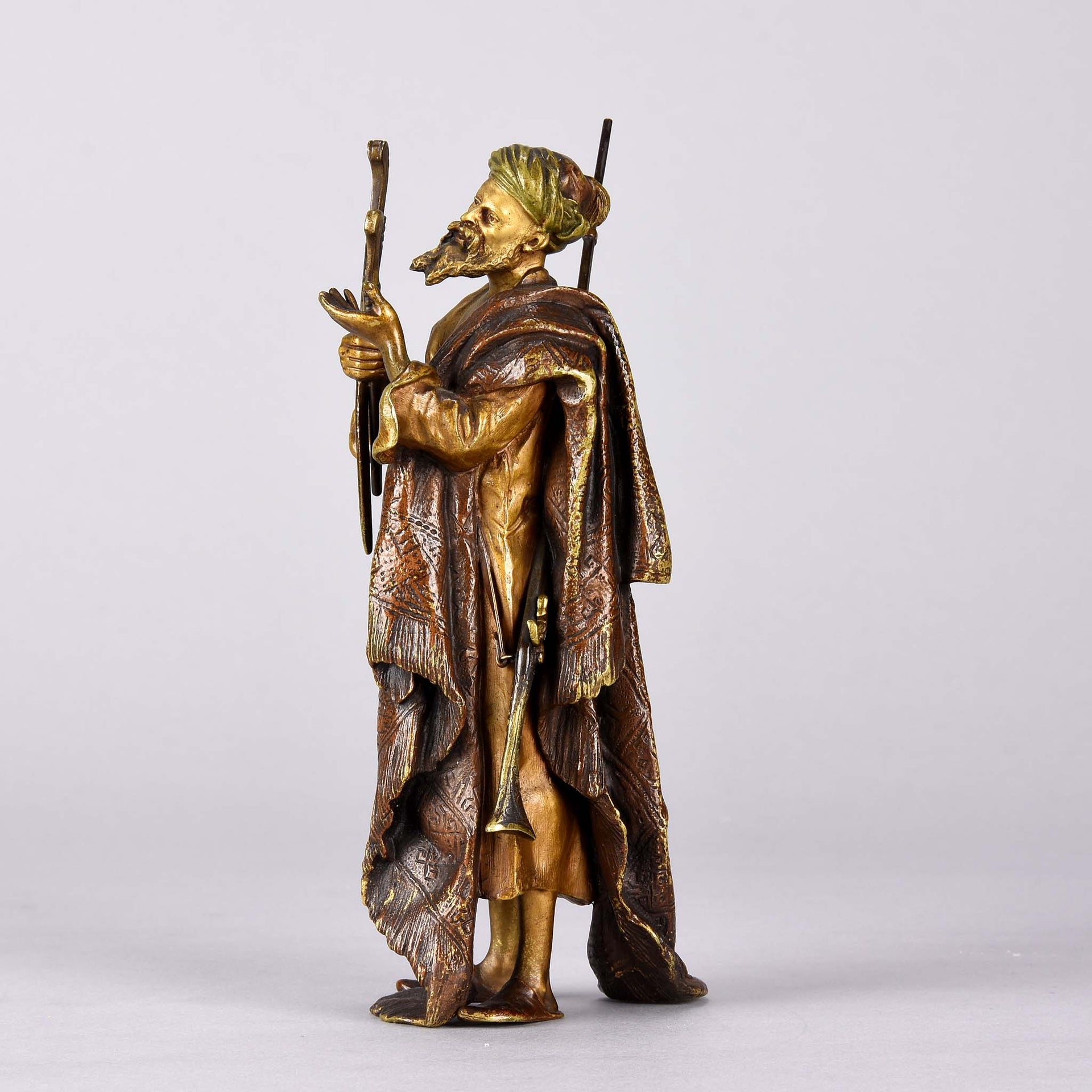 Bergman Bronze - Arms Dealer - Hickmet Fine Arts