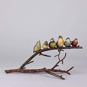 Franz Bergman Birds on a Branch - Austrian Bronze - Hickmet Fine Arts