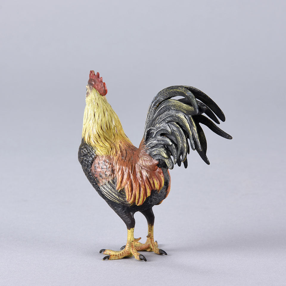 Franz Bergman Cockerel - Austrian Bronze - Hickmet Fine Arts