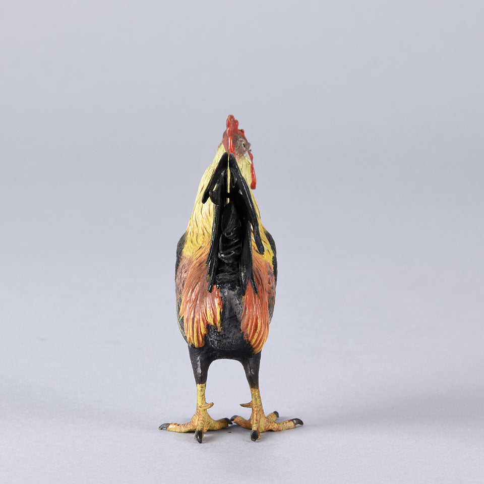 Franz Bergman Cockerel - Austrian Bronze - Hickmet Fine Arts