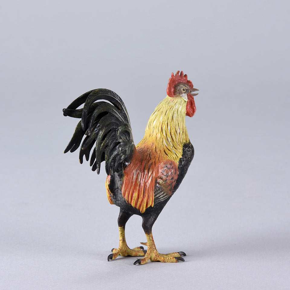 Franz Bergman Cockerel - Austrian Bronze - Hickmet Fine Arts