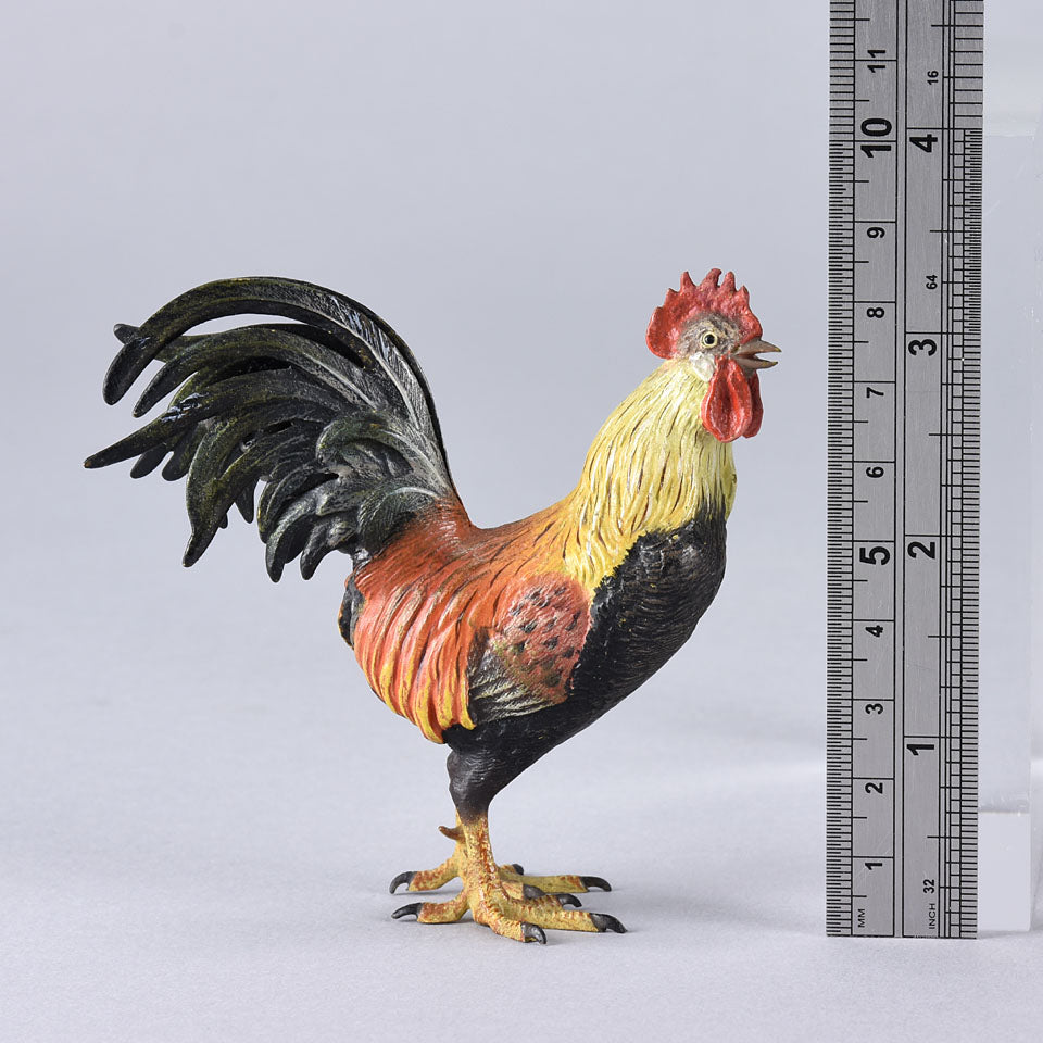Franz Bergman Cockerel - Austrian Bronze - Hickmet Fine Arts