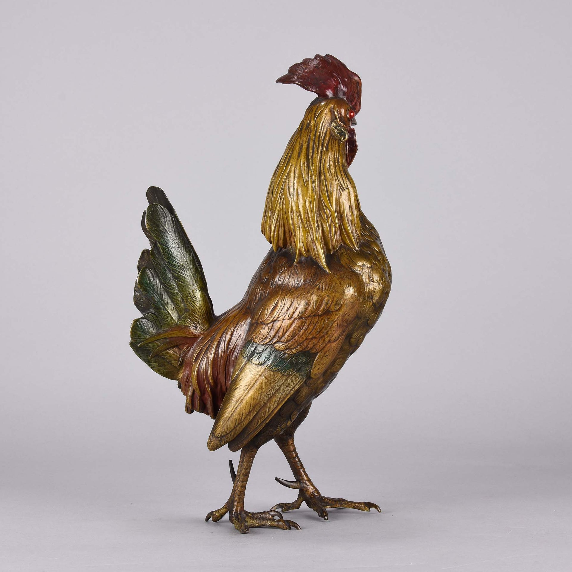 Bergman bronze cockerel