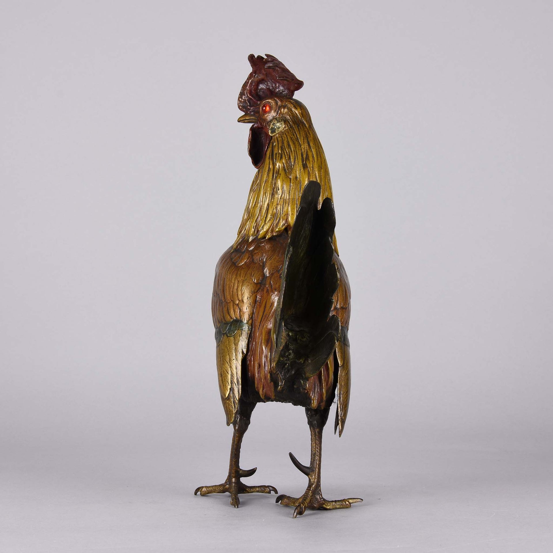 Bergman bronze cockerel