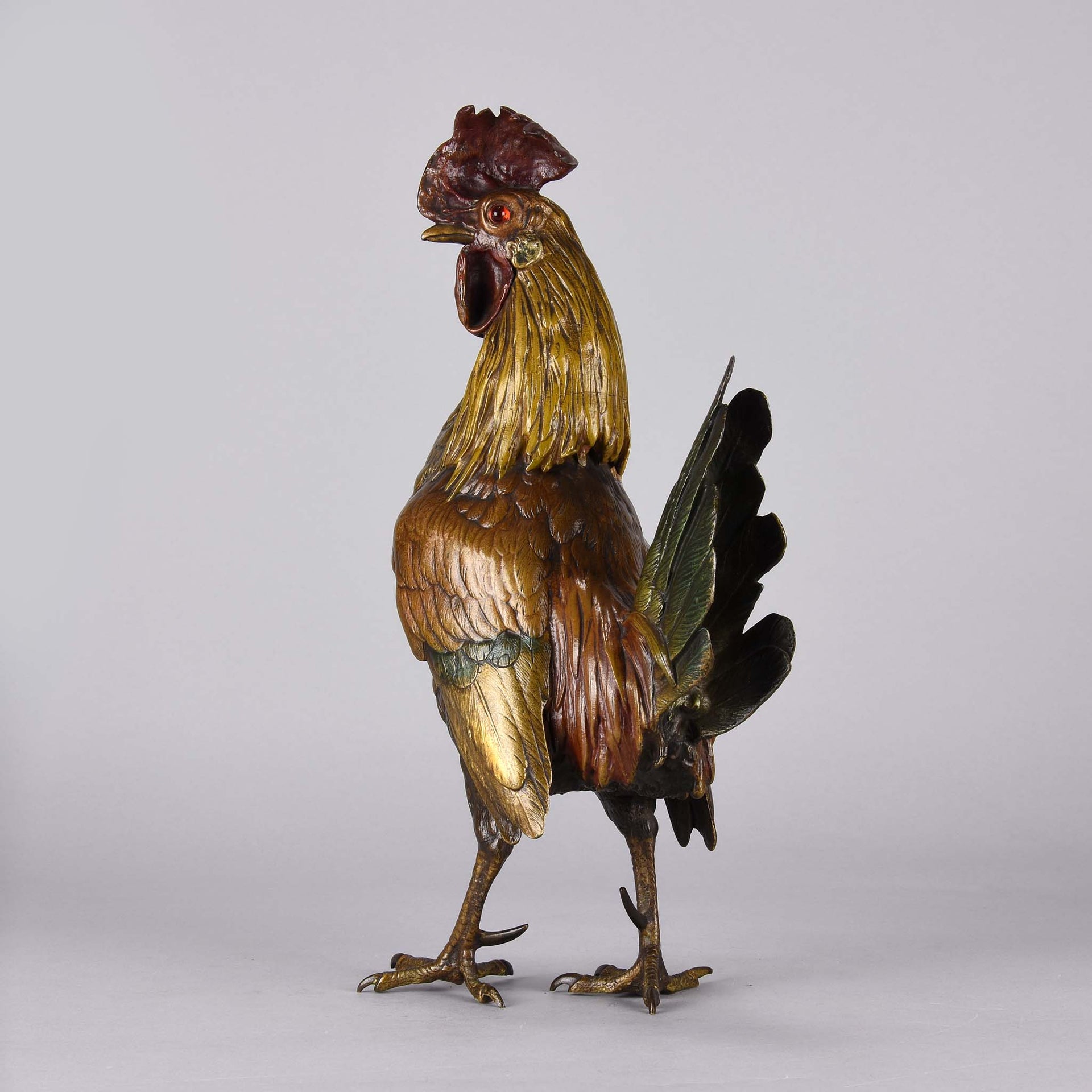 Bergman bronze cockerel