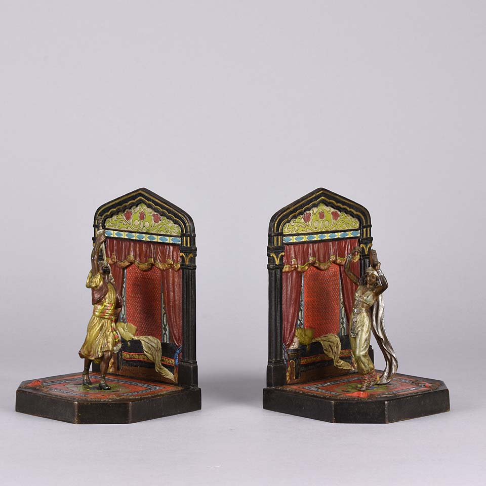 “Dancing Arab Bookends” by Franz Bergman