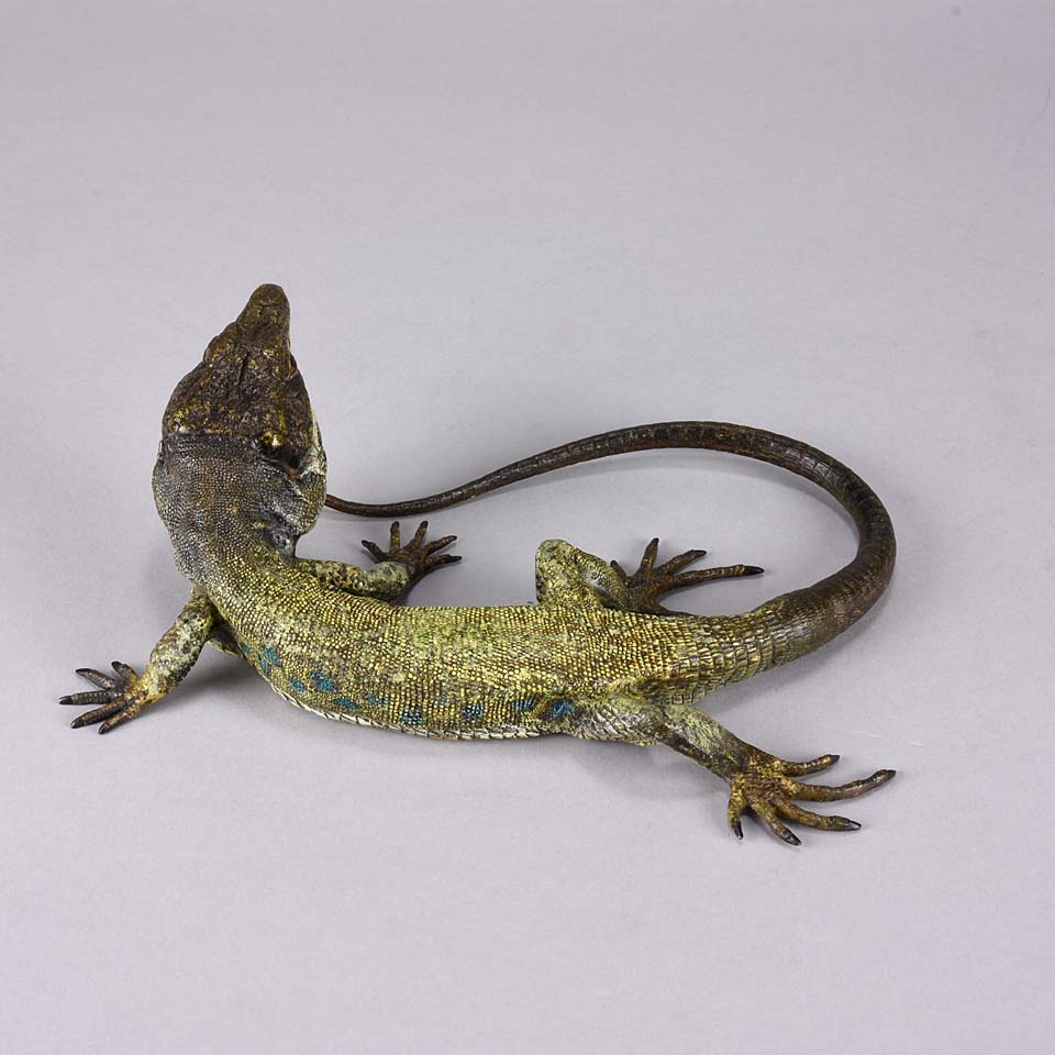 Franz Bergman Lizard- Austrian Bronze - Hickmet Fine Arts
