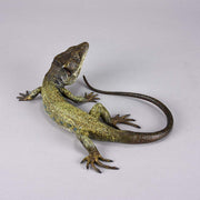 Franz Bergman Lizard- Austrian Bronze - Hickmet Fine Arts
