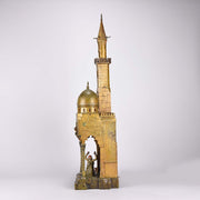 Franz Xavier Bergman Bronze - Minaret Lamp - Hickmet Fine Arts