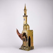 Franz Xavier Bergman Bronze - Minaret Lamp - Hickmet Fine Arts