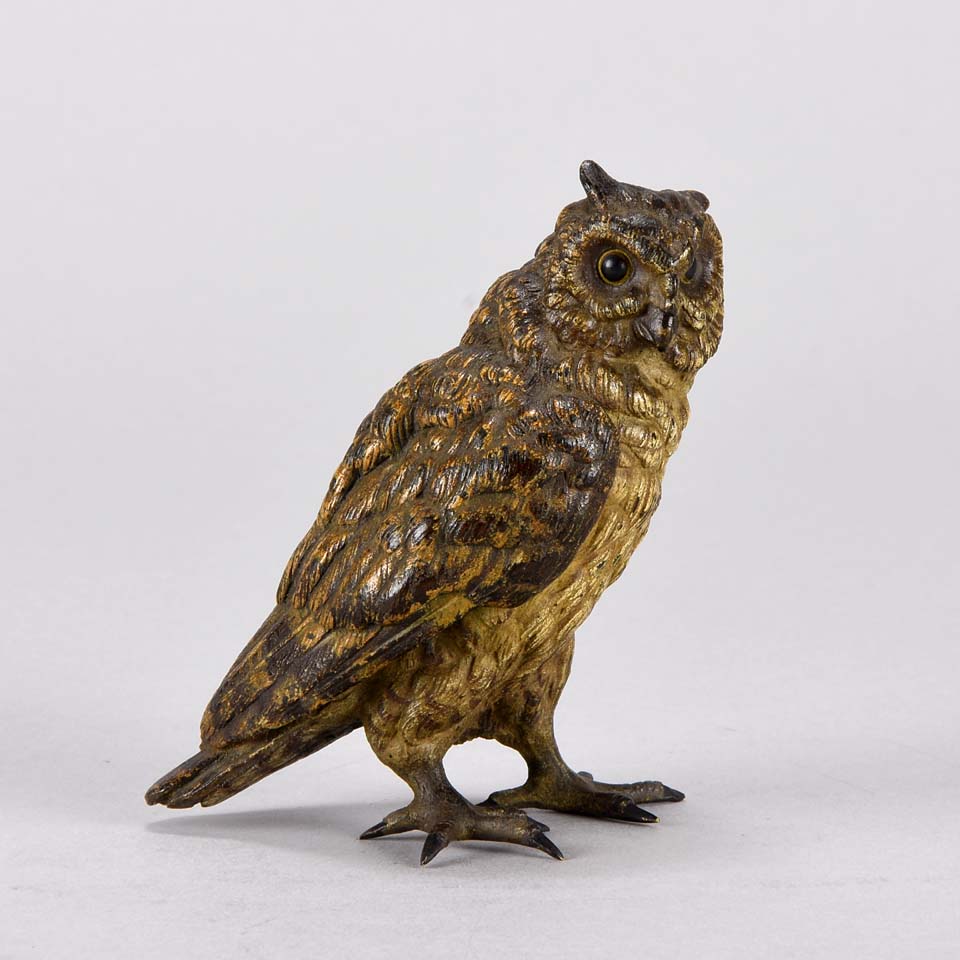 Vienna Bronze Owl by Bergman