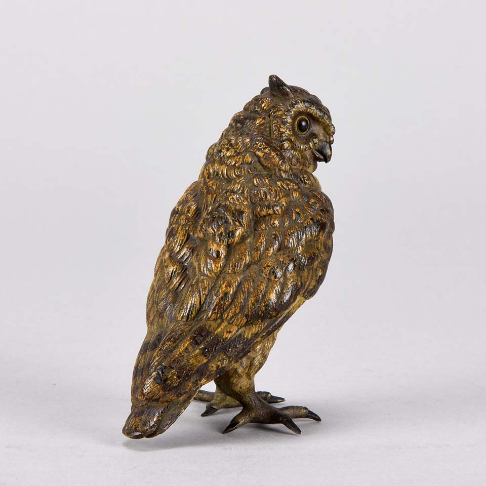 Vienna Bronze Owl by Bergman