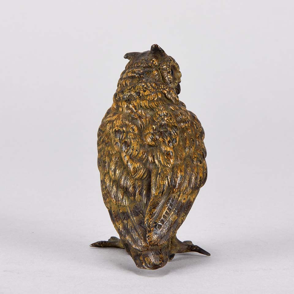 Vienna Bronze Owl by Bergman