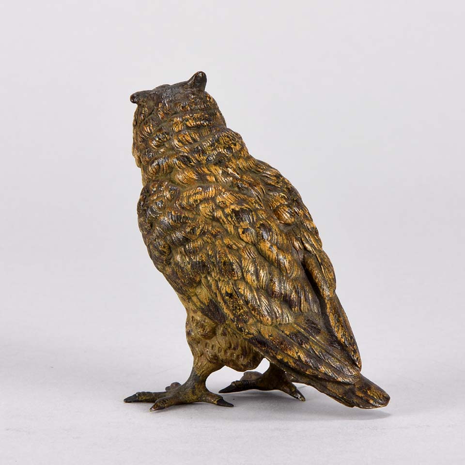 Vienna Bronze Owl by Bergman