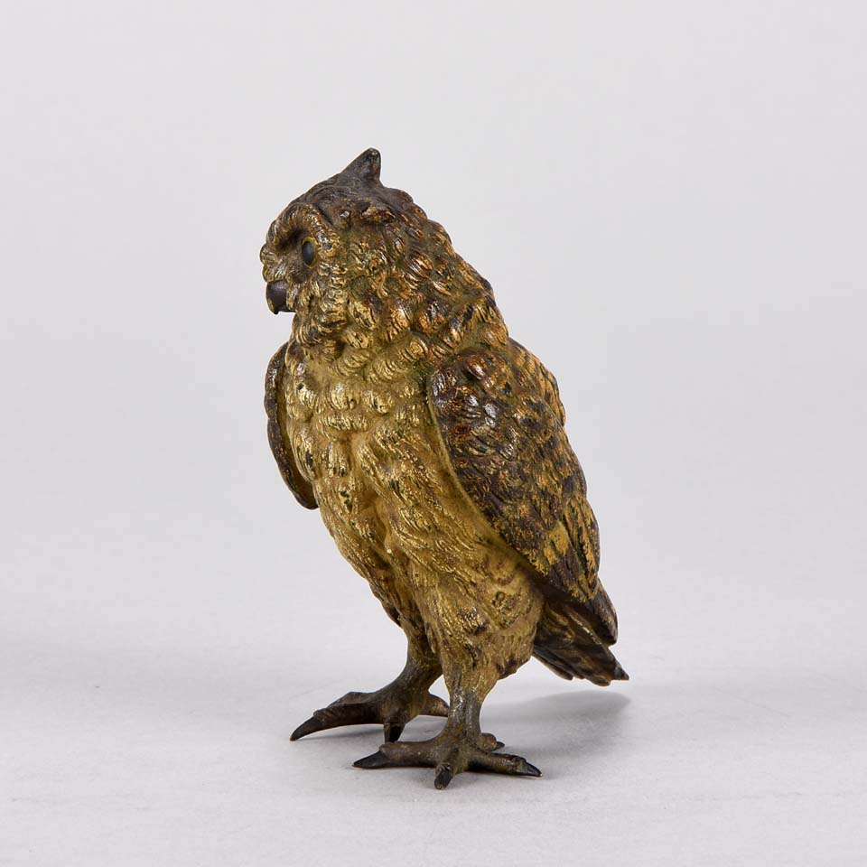 Vienna Bronze Owl by Bergman