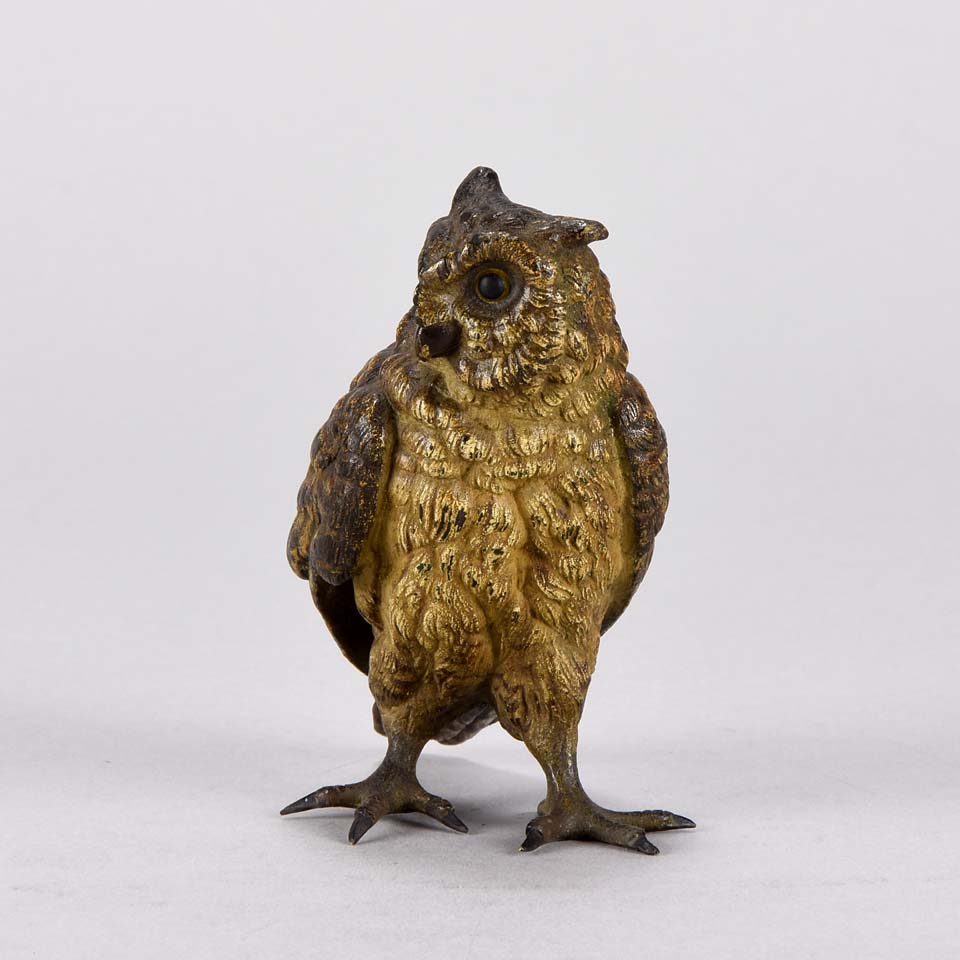 Vienna Bronze Owl by Bergman