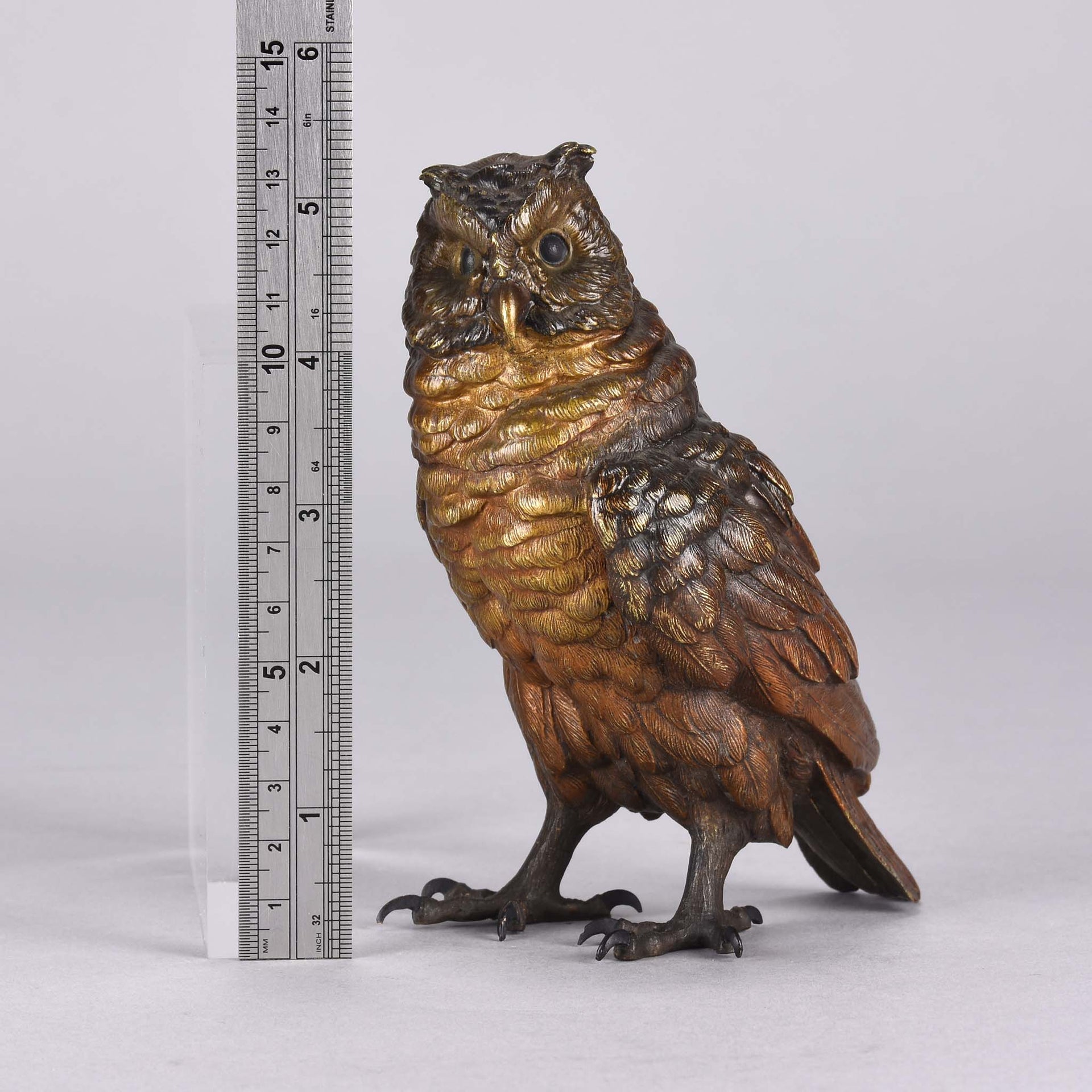 Bergman bronze owl