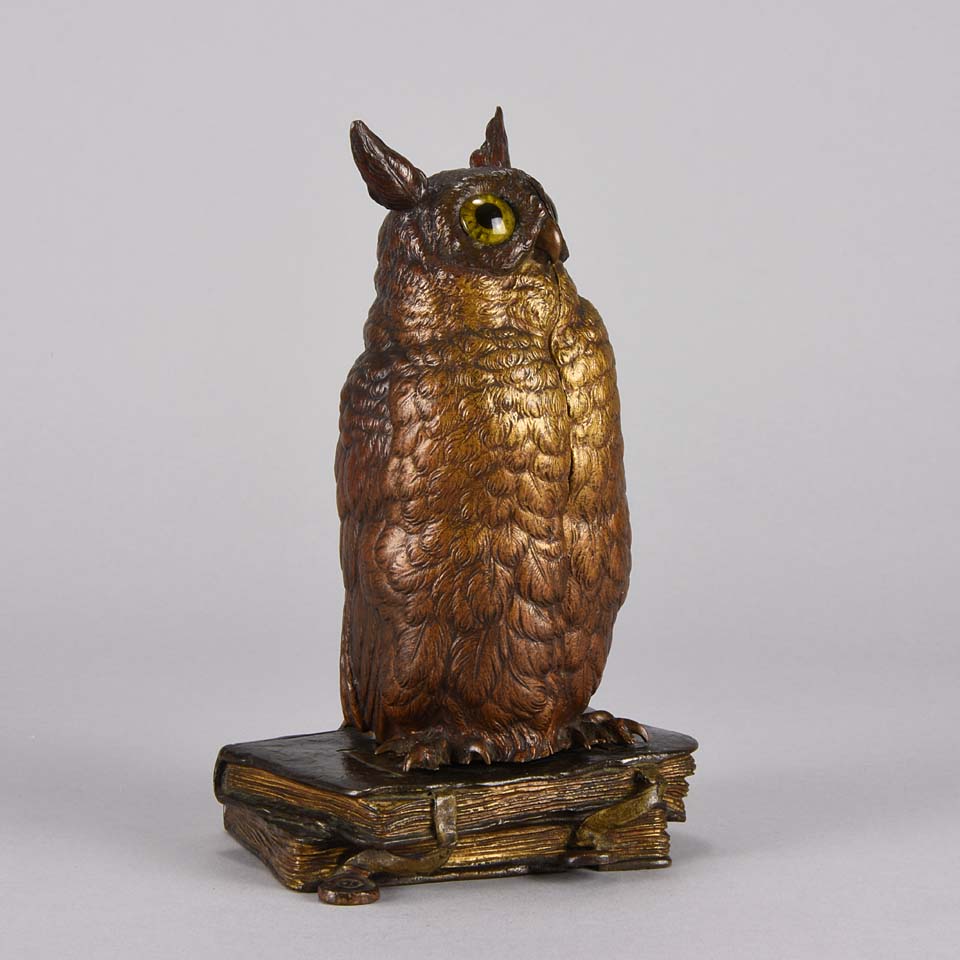 Erotic Bergman Bronze Owl